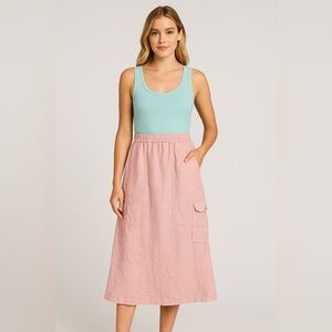 ▫️Johnny Was Cargo Pocket Skirt Sz S